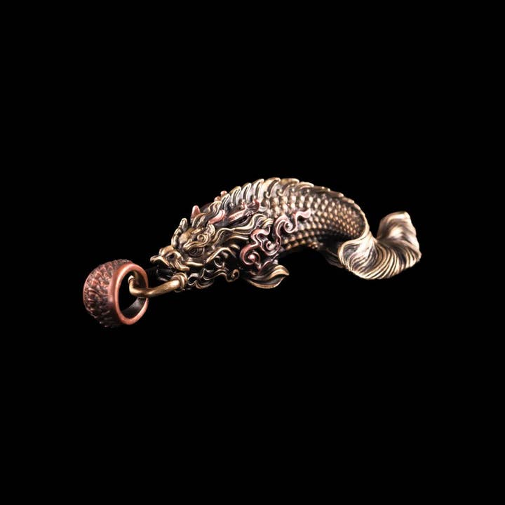 Coppertist.wu - Wholesale Individuele bedel/hanger - Hanglamp met drakenvis