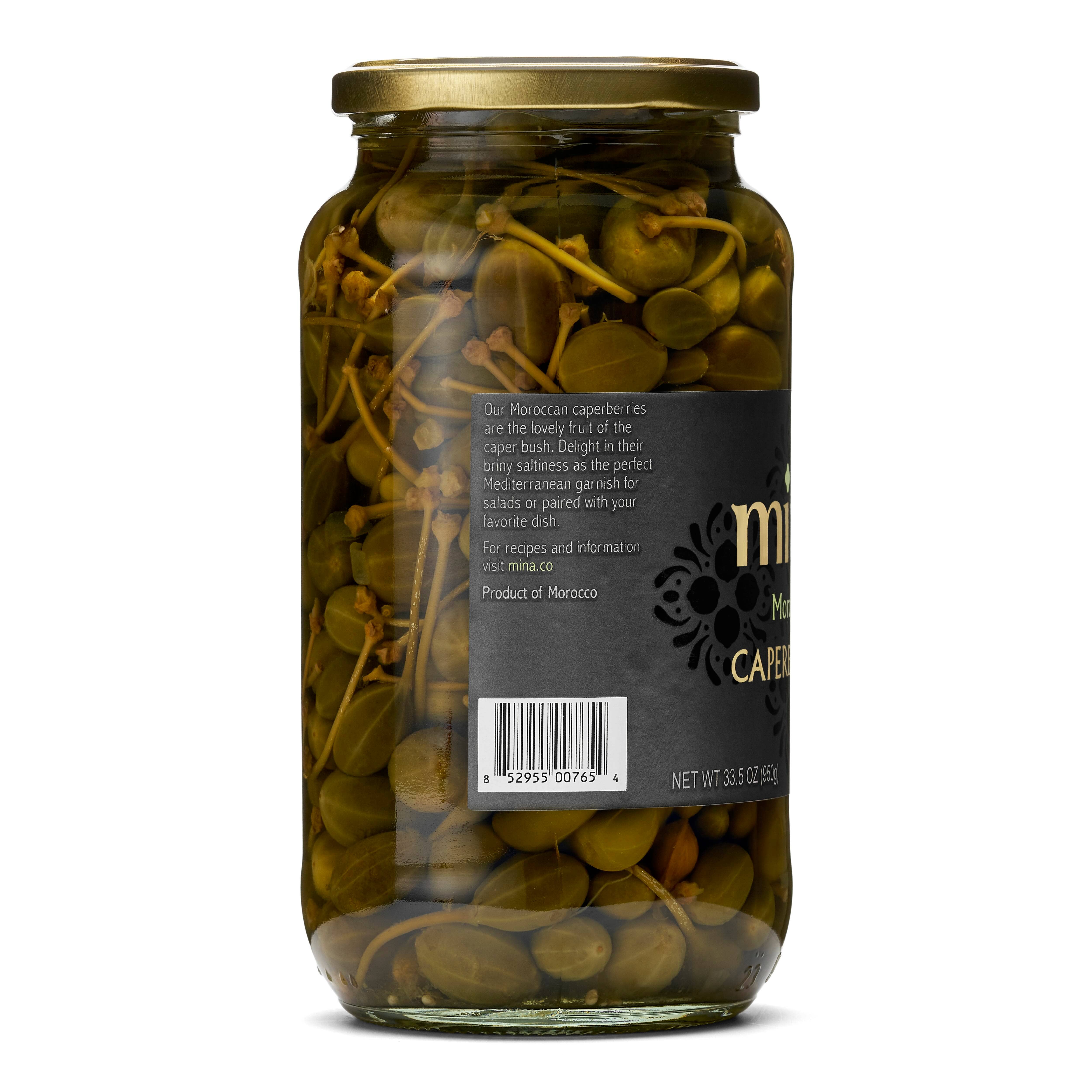 Mina - Wholesale Pickled Vegetables - 33.5oz Caperberries2
