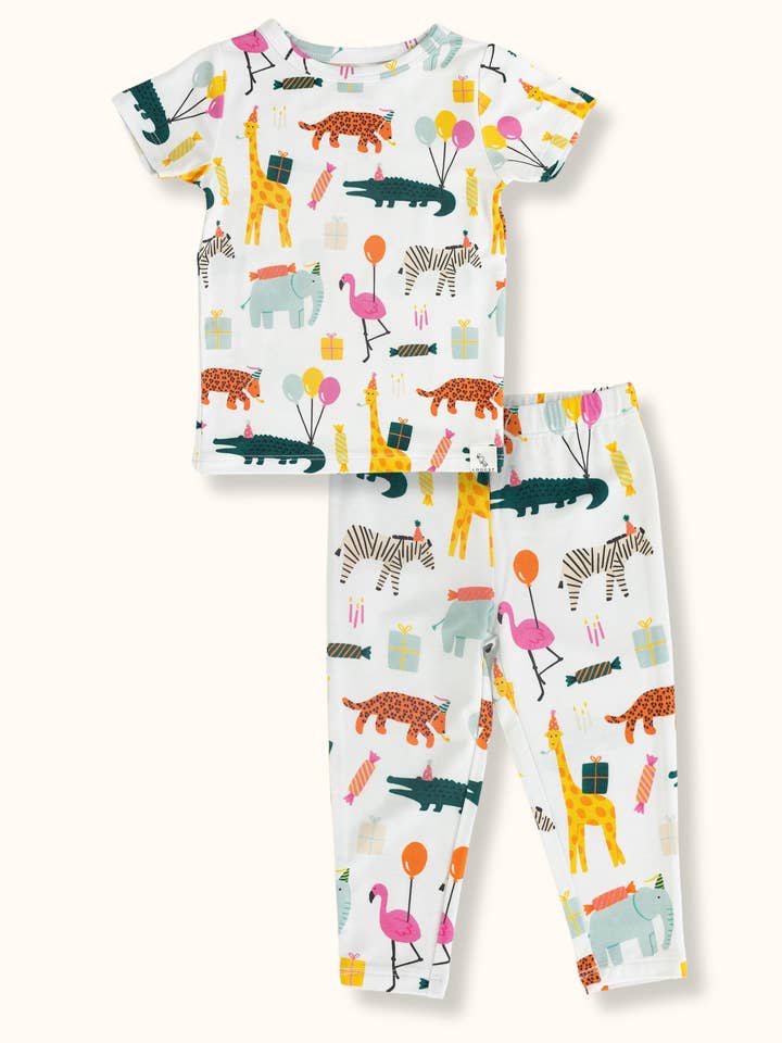 Loocsy LLC - Wholesale Sleepwear Set - Kids - Party Animal Pajama Set