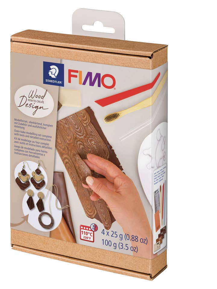 FIMO Holz-Effekt-Set für den Großhandel von Graine Créative