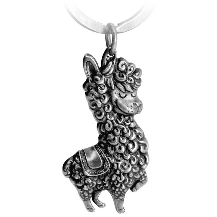 FABACH – Die Schlüsselanhänger-Schmiede – wholesale Nyckelring - Unisex – ”No Drama Lama” lama nyckelring - cool lama/alpacka hängsmycke - lyckocharm och present till lamaälskare