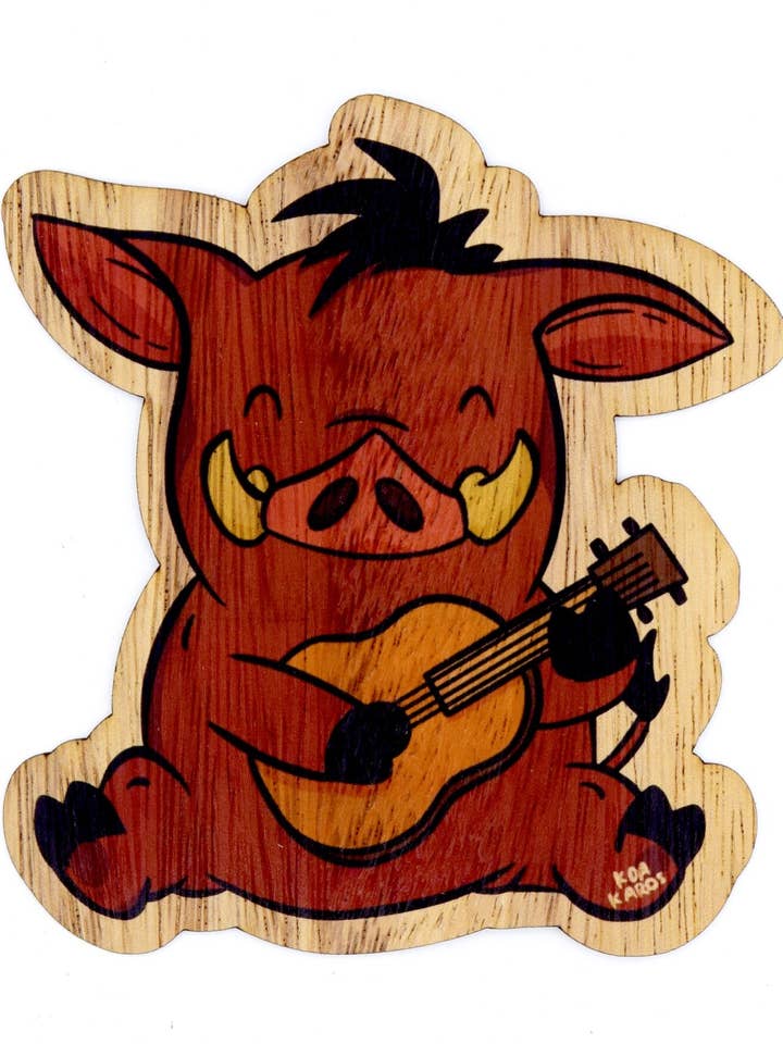 Pua'a & ‘Ukulele for wholesale by Koa Kards