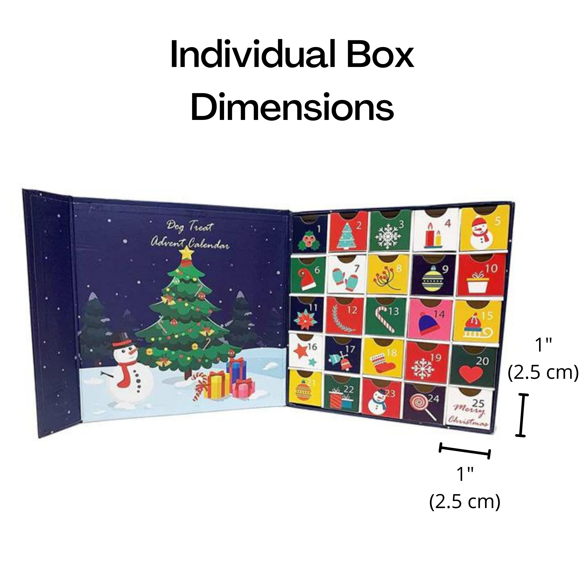 Midlee Designs – Engroshandel Adventskalender – Midlee julekasse til adventsgaver (tom)3