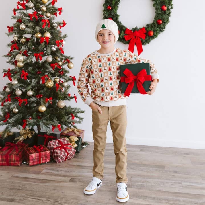 Sweet Wink - Wholesale Sweatshirt - Kids - Cabin Christmas Sweatshirt - Kids Clothing - Holiday1