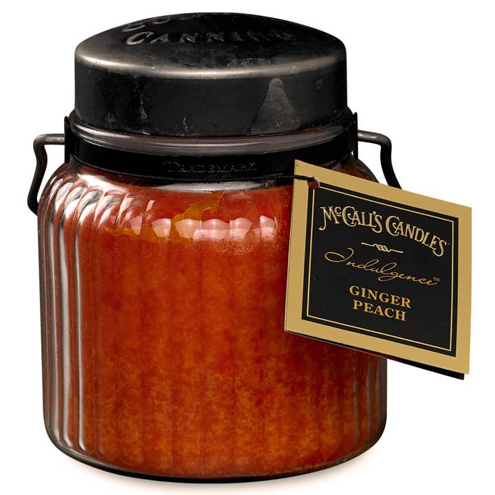 Ginger Peach | Double Wick Indulgence Candle for wholesale by McCall's Candles