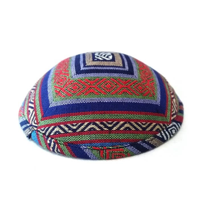 Kippah Multi Color Winter Design for wholesale by Boker-Tov Shalom