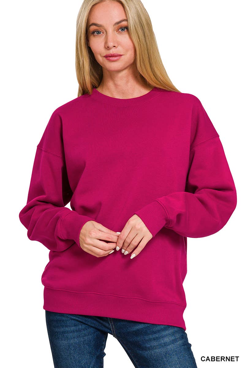 42POPS – wholesale Sweatshirt – Women's – ",.._ Fleece Round Neck Sweatshirts42