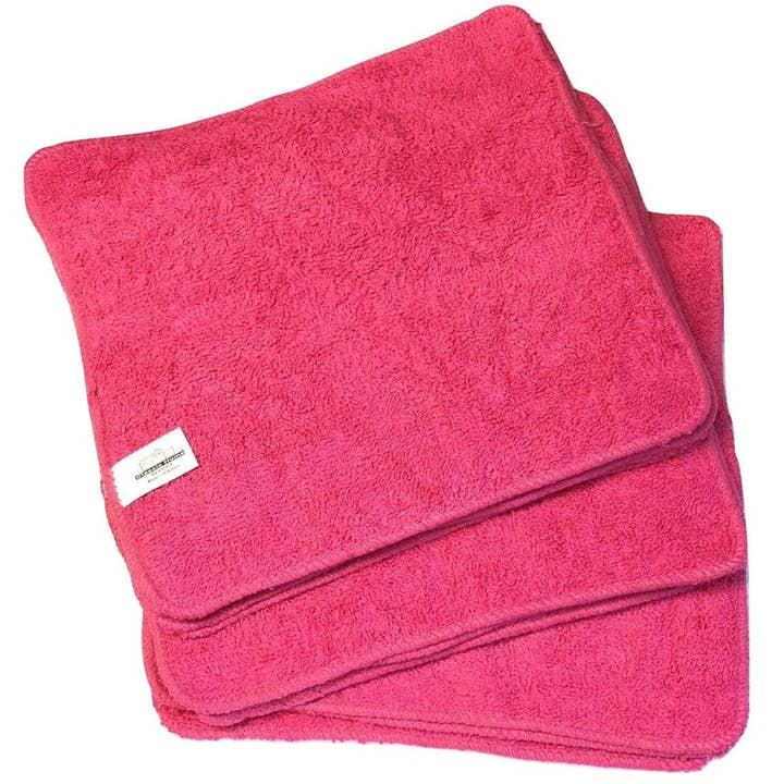 Soft Textiles - Wholesale Towel Set - Soft Textiles Washcloths Towel 12-24 Pack Solid Color 100% Cotton Baby Face Towel Set 12"x12" Wholesale Lot7