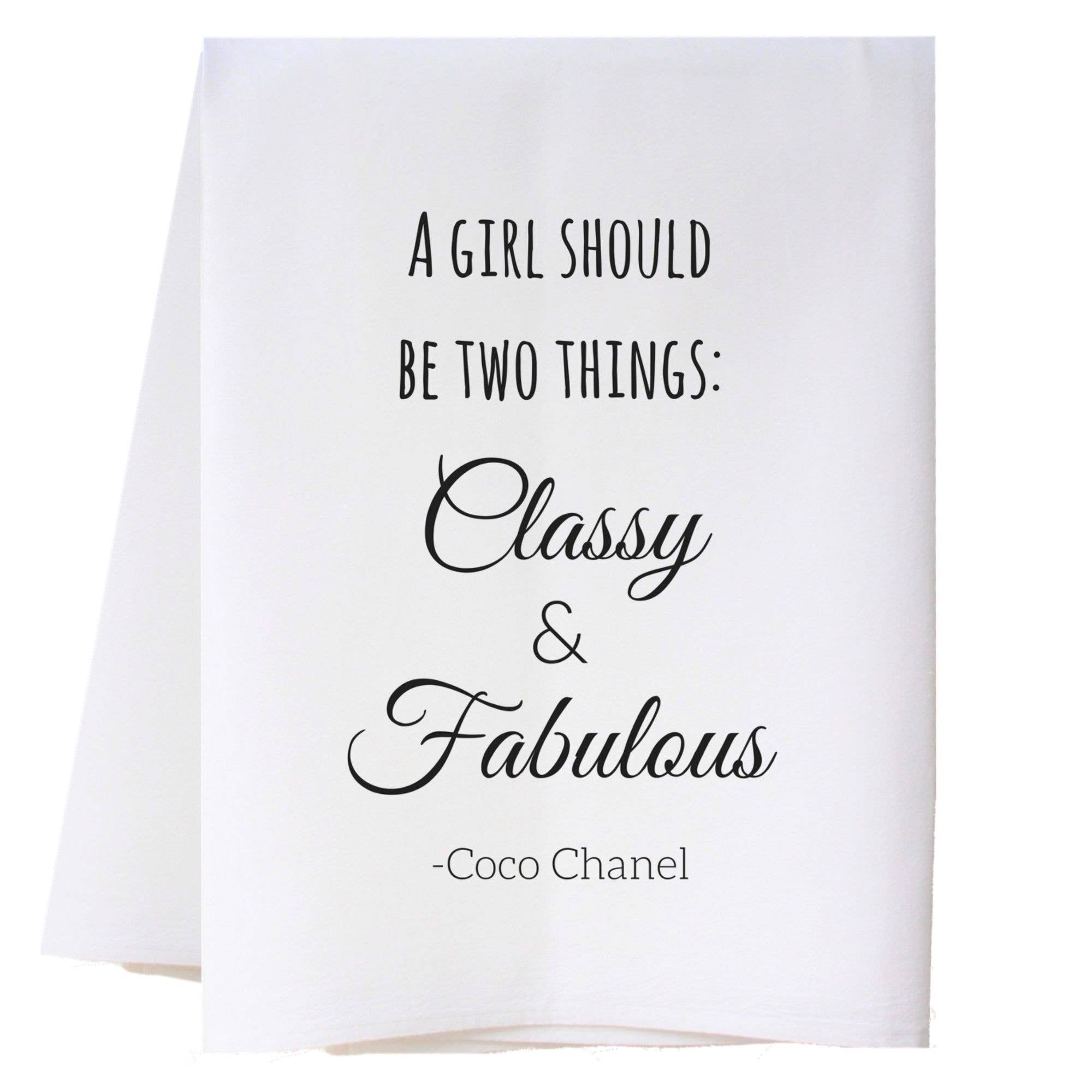 Cora & Pate - Wholesale Tea Towel - Classy & Fabulous Kitchen Towel0