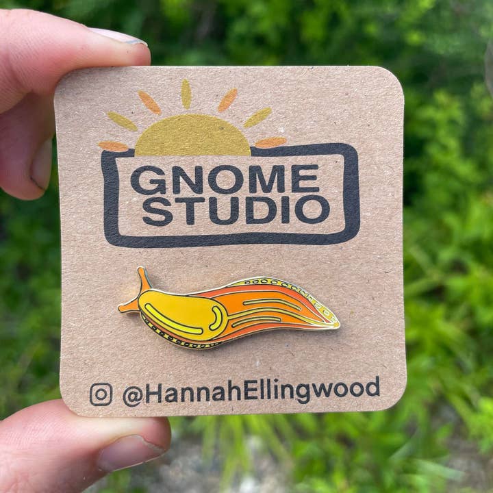 Slug Enamel Pin for wholesale by Gnome Studio