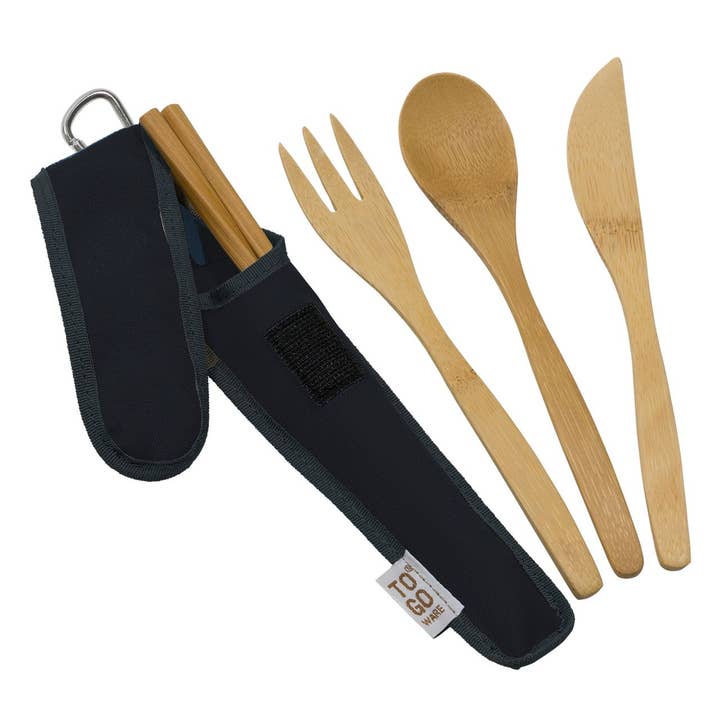 To Go Ware RePETe Bamboo Utensil Set for wholesale by Fenigo Inc