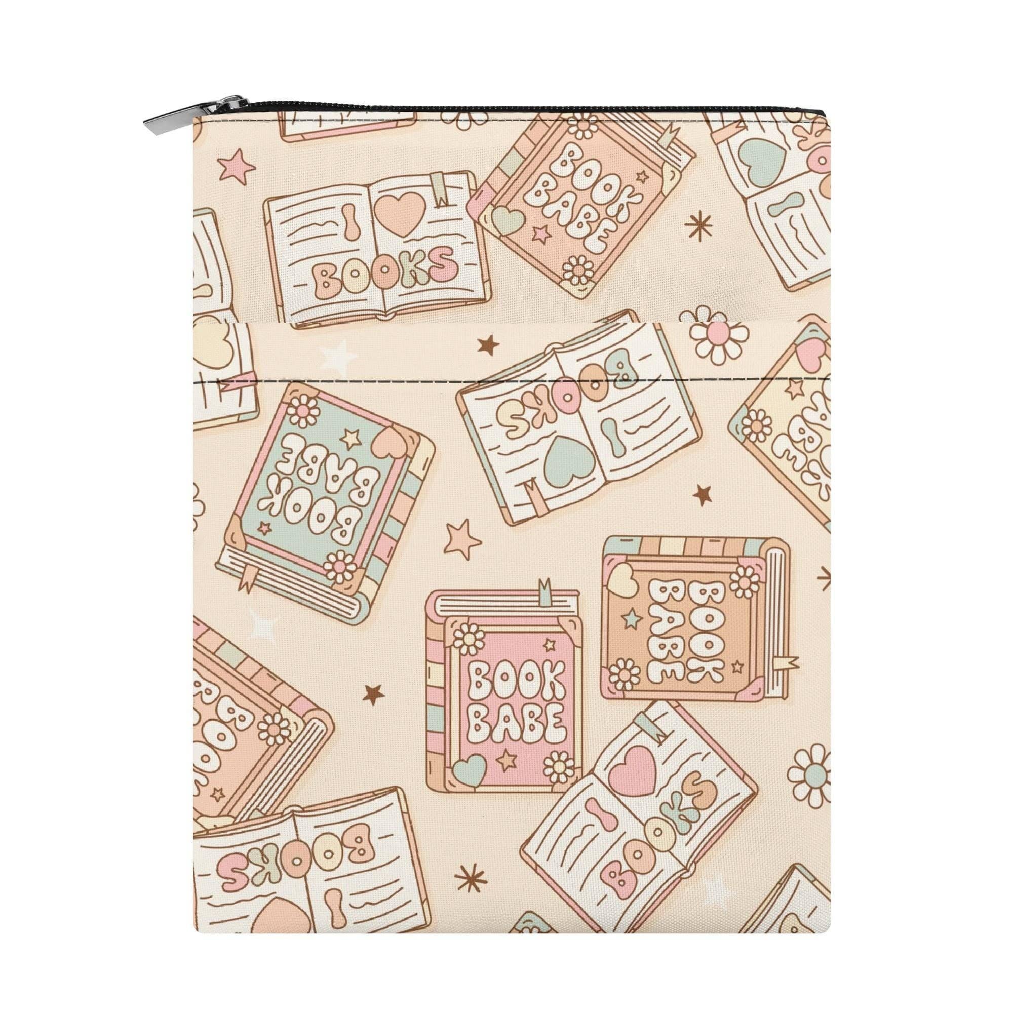 OhhhSoPeachy - Wholesale Book Cover - Personalized Custom Book Babe Book Sleeve Book Cover Protector with Zipper2
