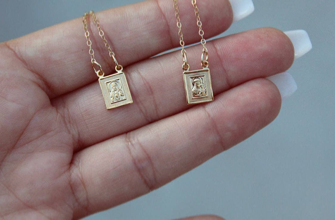 Naomi's Happy Place Shop - Wholesale Pendant/Charm Necklace - Scapular Necklace39