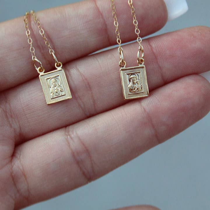 Naomi's Happy Place Shop - Wholesale Pendant/Charm Necklace - Scapular Necklace39