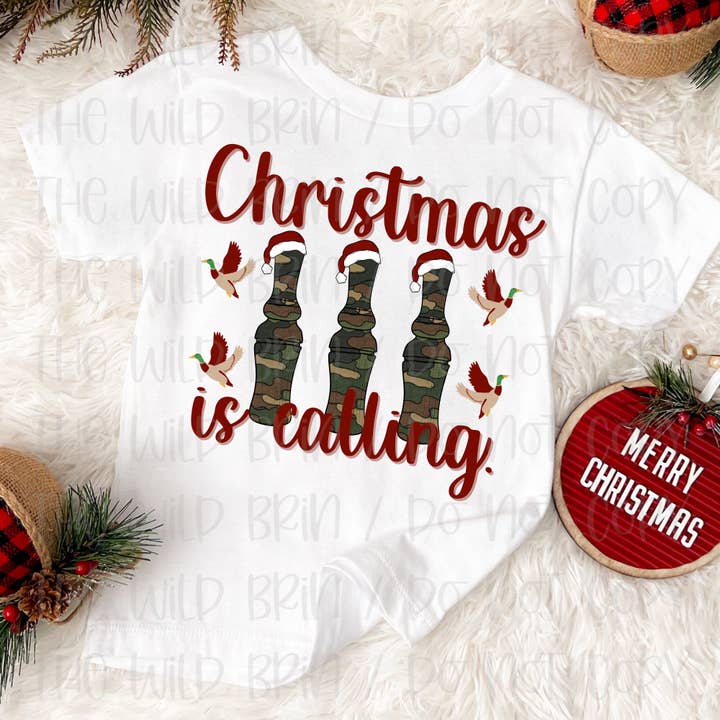 Kerstmis Roept Comfort Colors Jeugd T-shirt voor wholesale door Sweet Tees & More