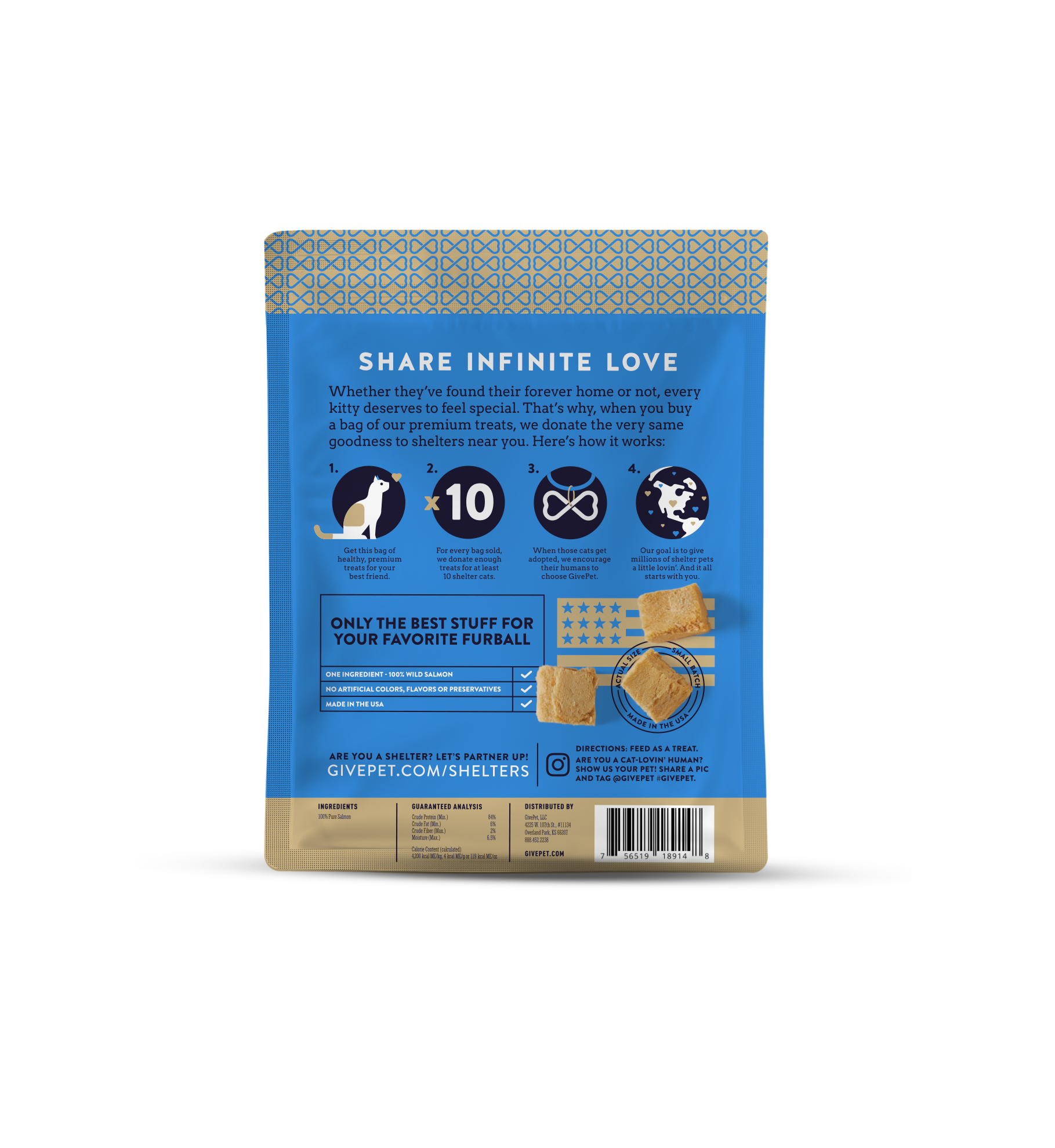 GivePet - Wholesale Pet Treats - Cat - GivePet Purrfect Cast Freeze Dried Cat Treats1