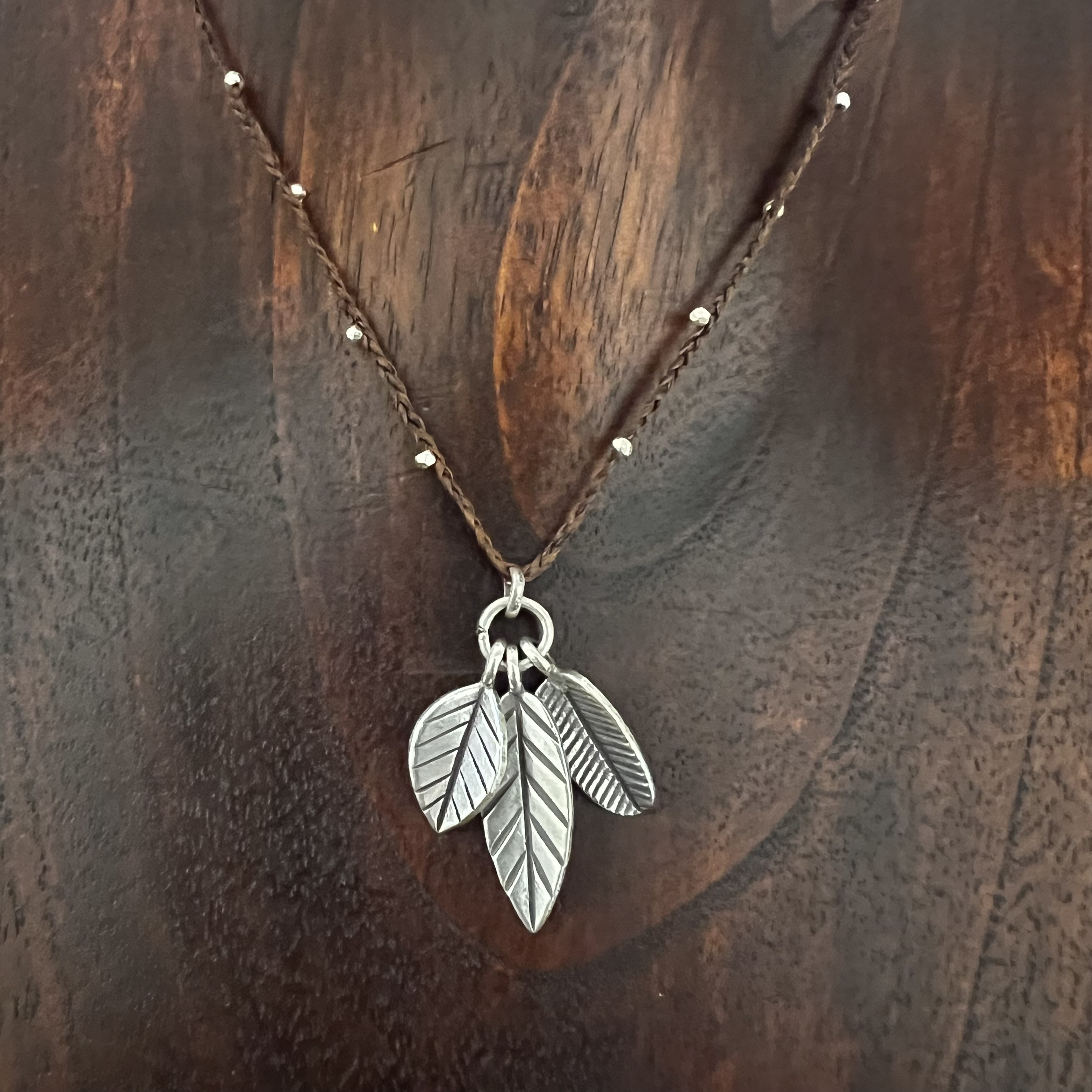 Anantara - Wholesale Pendant/Charm Necklace - N9 - Falling leaves necklace0