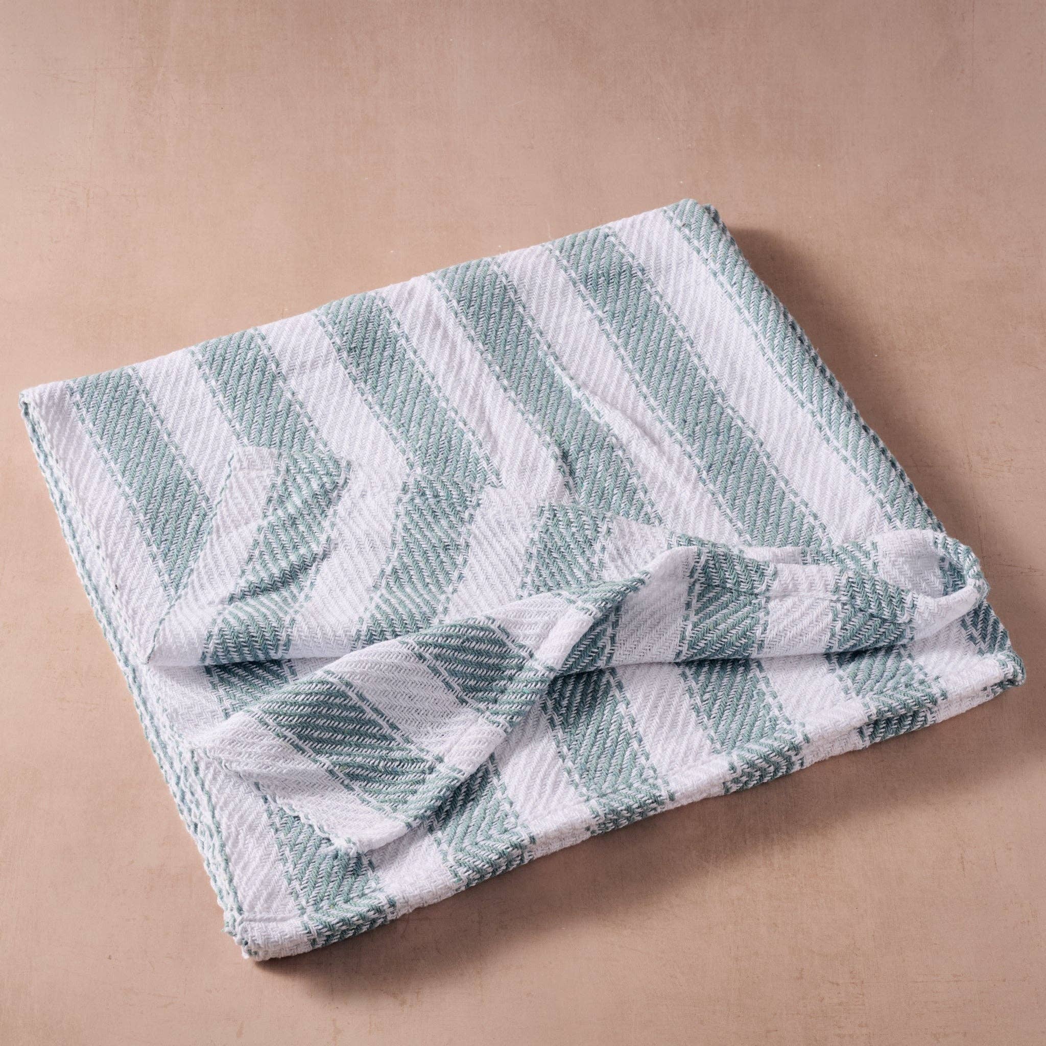 Ten Thousand Villages - Wholesale Picnic Blanket - Garmee Upcycled Cotton Beach Blanket - Blue1