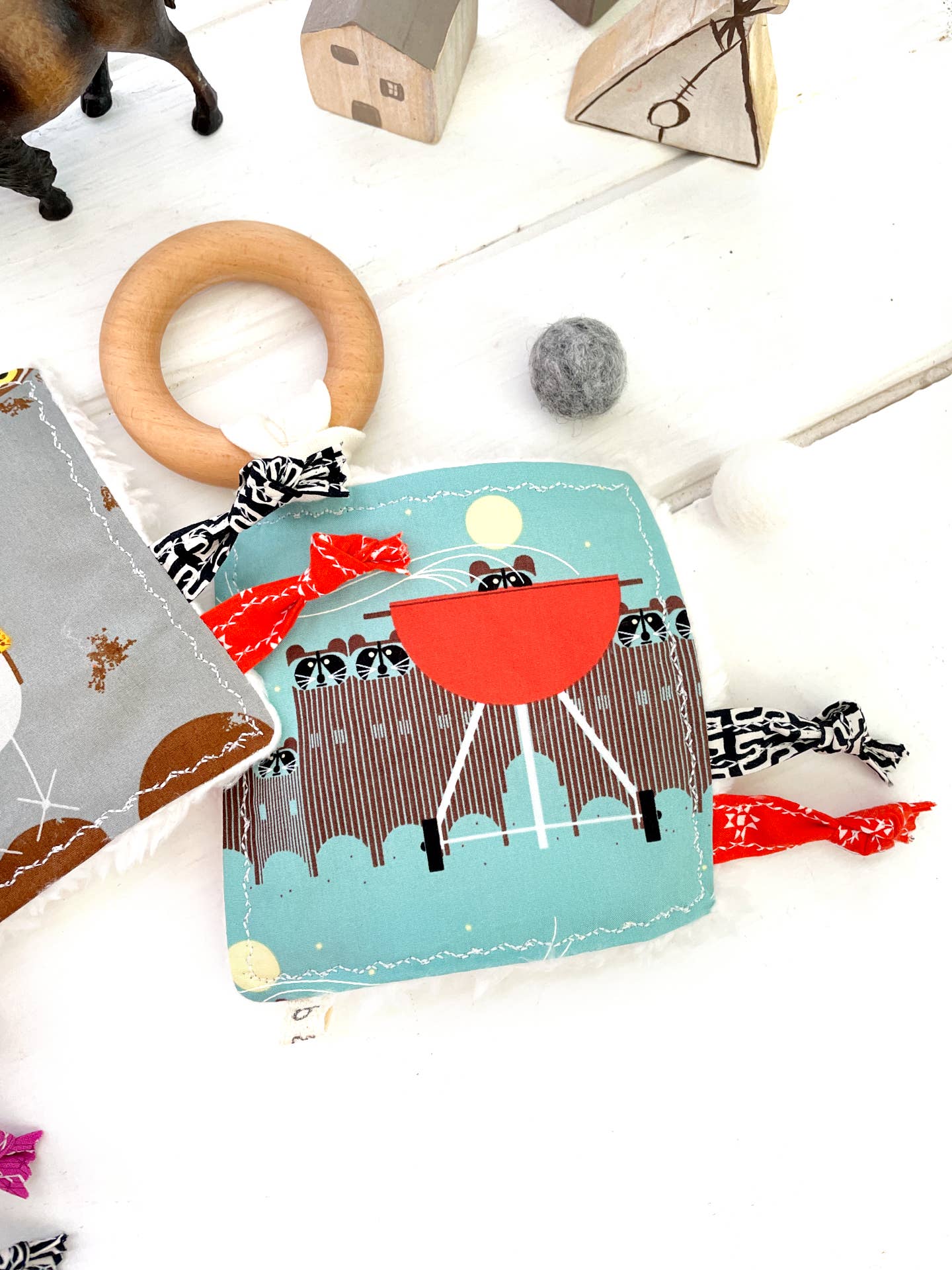 The Bird & Elephant – Engroshandel Knitrende legetøj med mærker - Baby – Crinkle Baby Legetøj, Charley Harper Critters8