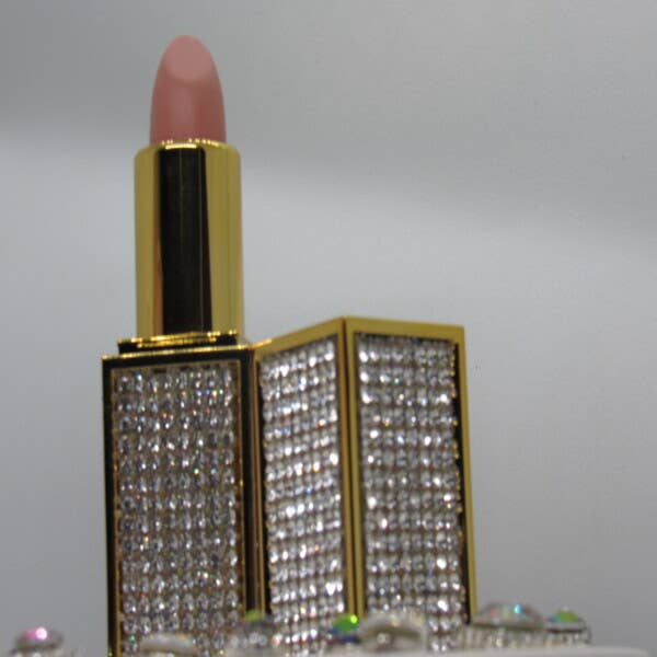 Elise Pink - Wholesale Lipstick - Glamour Lipstick "Fame" with Rhinestones4