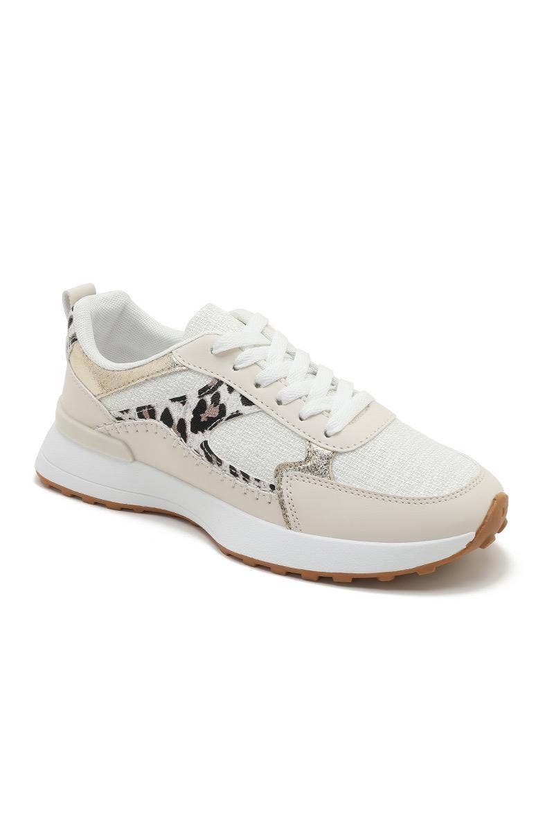 No Doubt Shoes – wholesale Lifestyle trainers – Women′s – ROUND TOE SIDE PATCH DETAILED LACE UP CHUNKY SNEAKERS 12