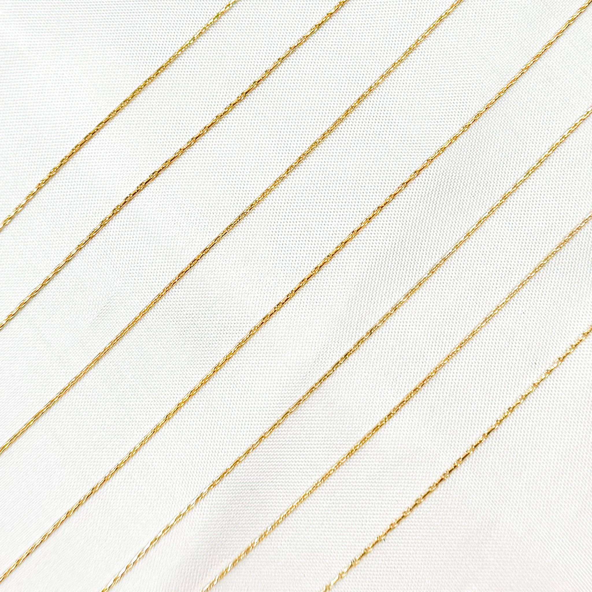 Jewels & Chains - Wholesale Link & Chain Necklace - 1285GF. 14K Gold-Filled Dainty Snake Chain3