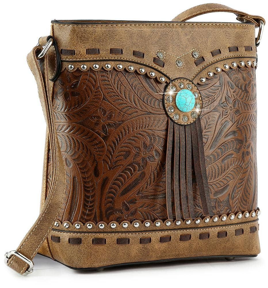 Trinity Ranch Concealed Carry Cowhide and Leather Purse – Twisted T Western  & More