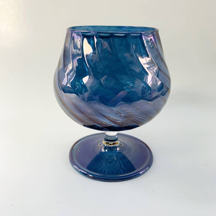 Dandarah (Ships from USA) - Wholesale Cocktail/Liquor Glass - Blown Glass Cognac Glass - Iridescent1