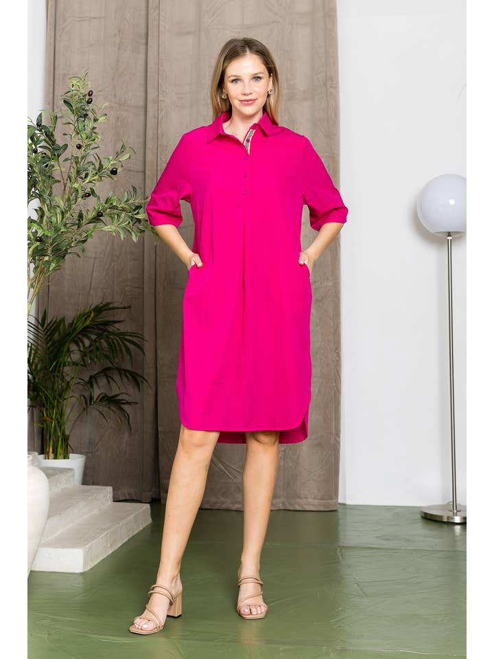 Joh Apparel - Wholesale Dress - Women's - Wendi Woven Tunic Dress31