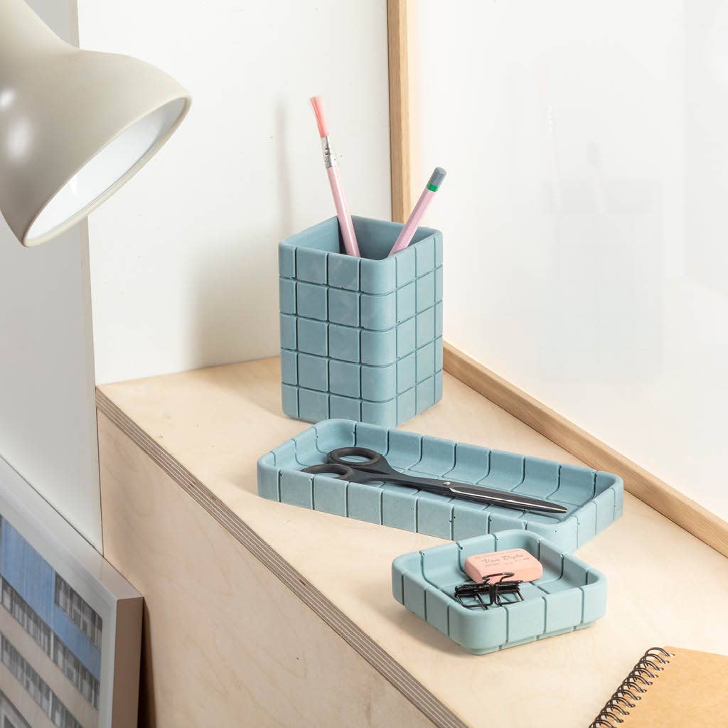 Block Design – wholesale Pen & pencil holder – Tile Desk Tidy11