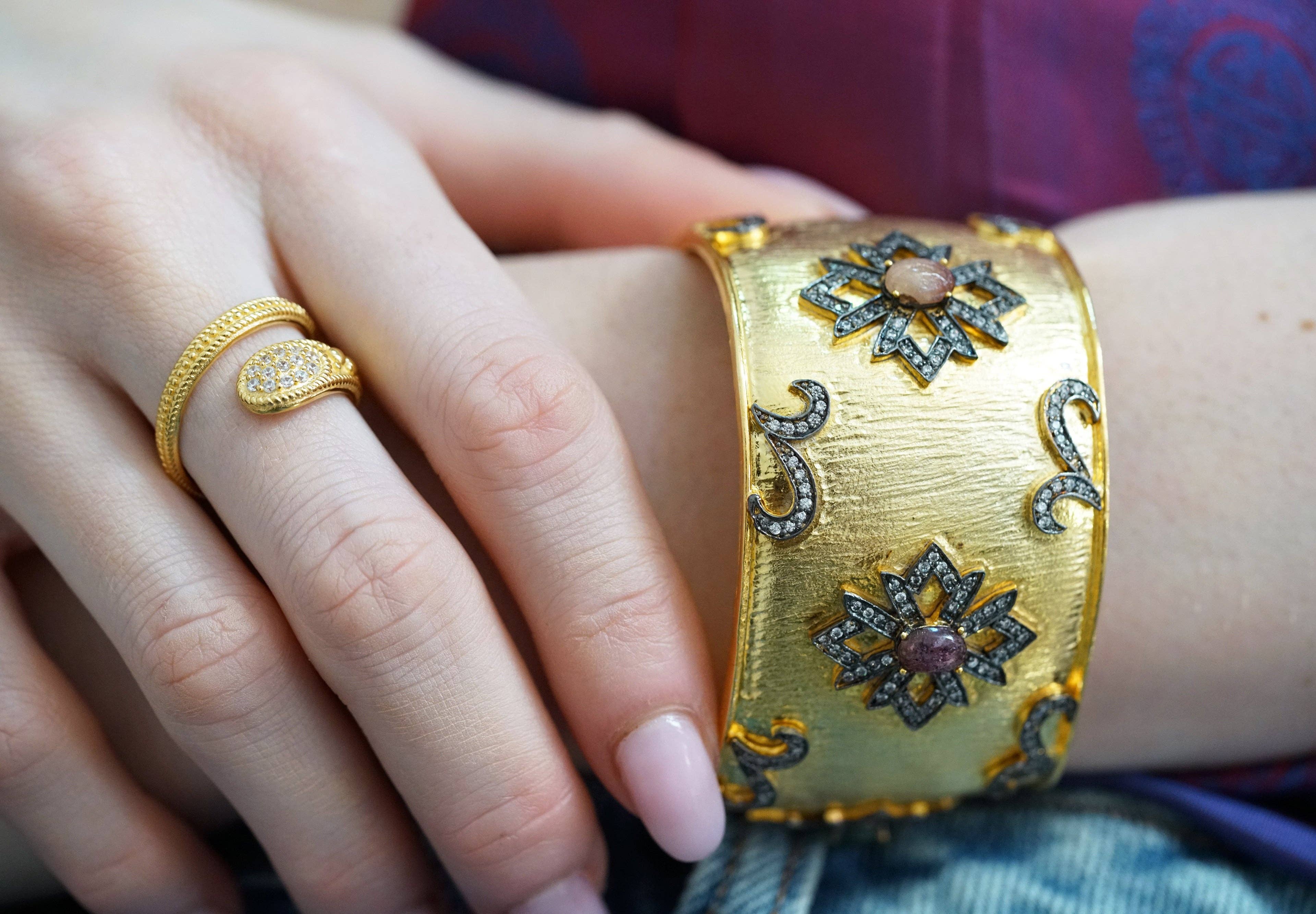 DIAPERIS - Wholesale Multi-Stone Ring - GOYA RING1