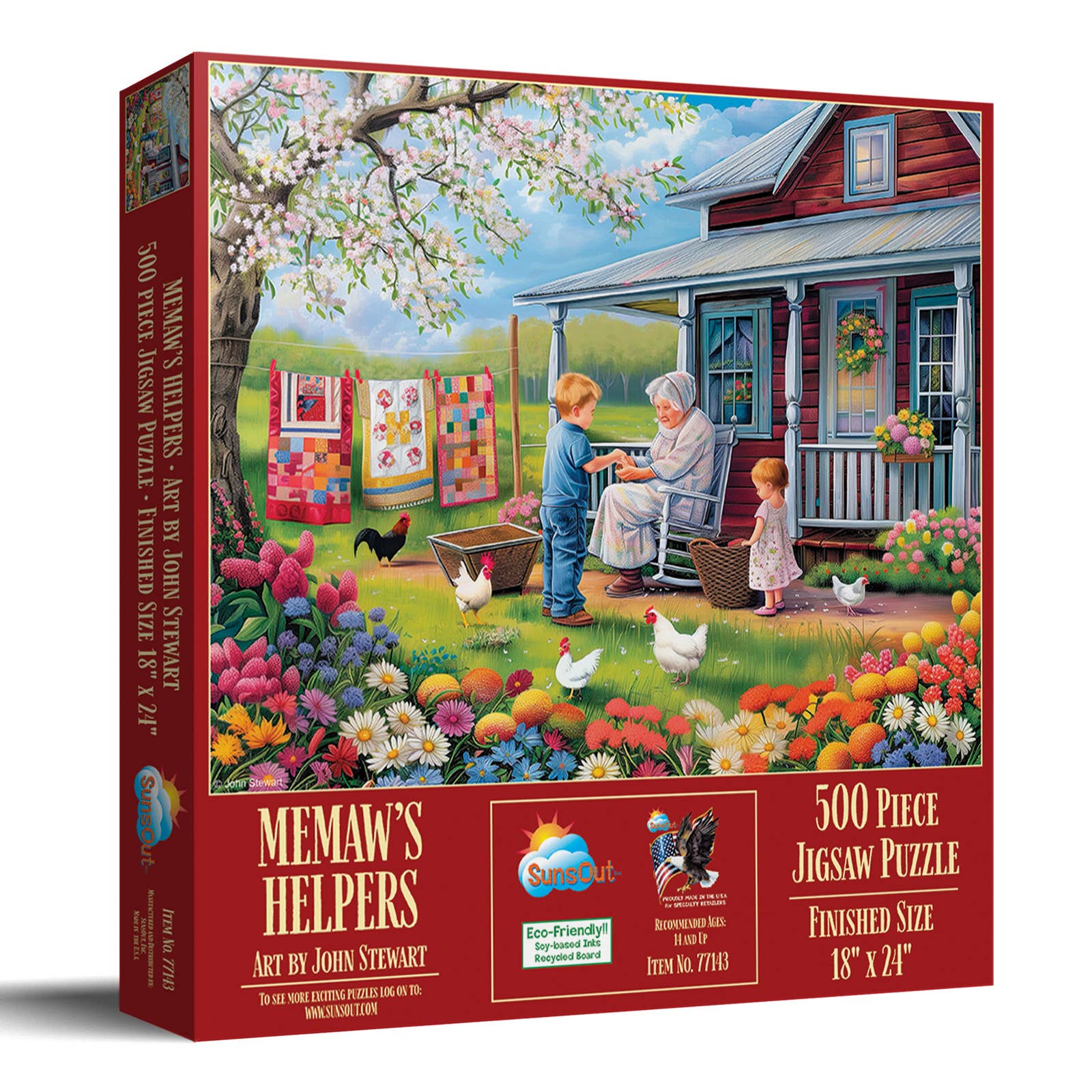 SunsOut - Wholesale Puzzle - Adult - 1289 Memaw's Helpers 500 pc Puzzle2