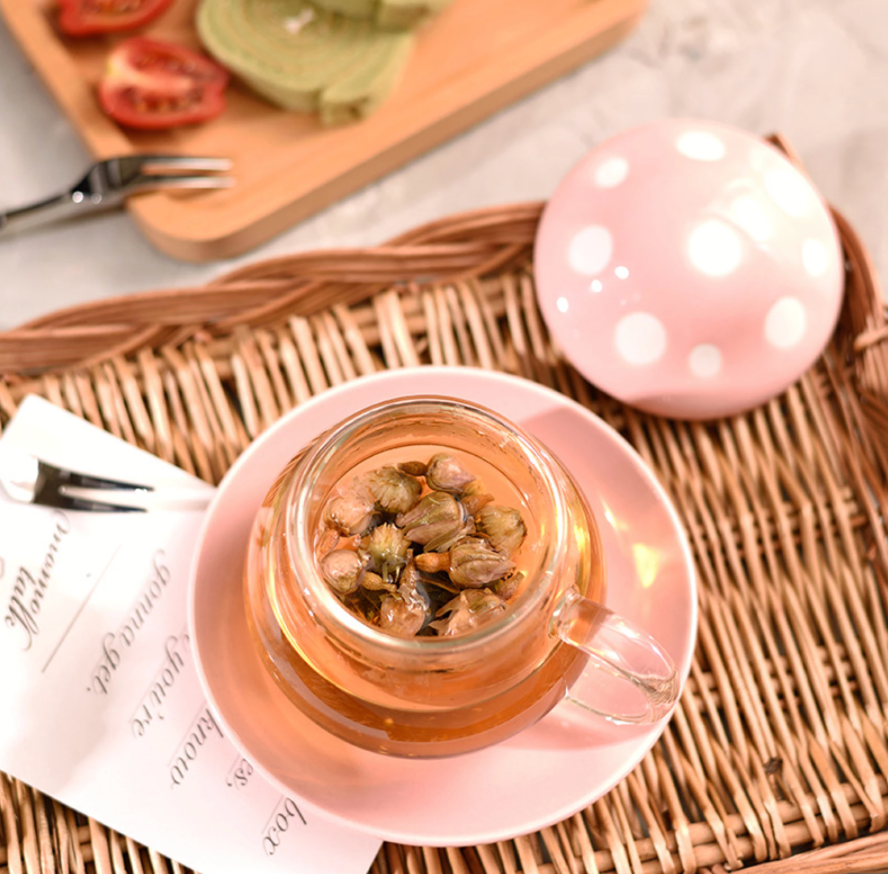 Filtrum Home - Vente Passoires à thé/infuseurs - Verre infuseur à thé en forme de champignon2