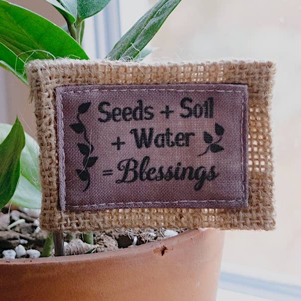 Seeds Soil Water Flower Pick for wholesale by Abbey + CA Gift