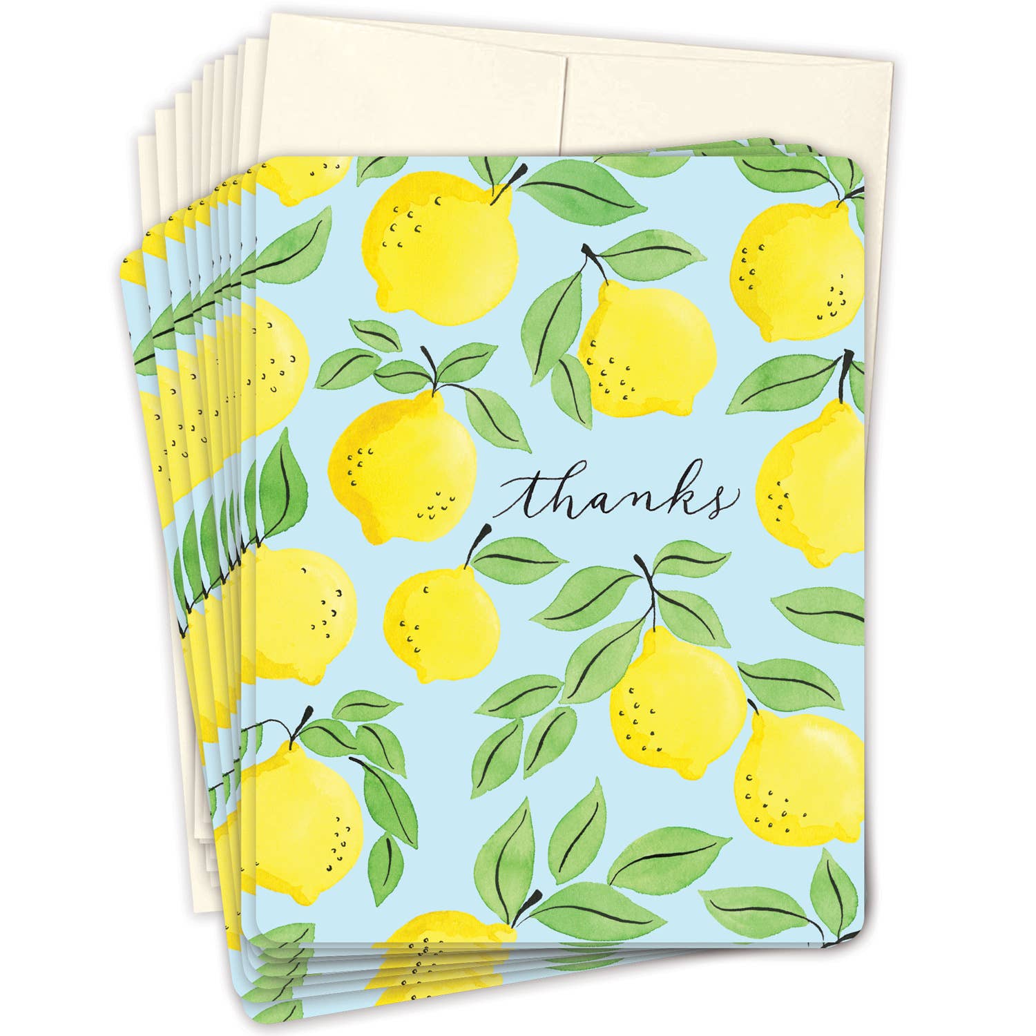 Biely & Shoaf - Wholesale Stationery/Notecard Set - Lemons Boxed Boxed Notecard - Set of 101
