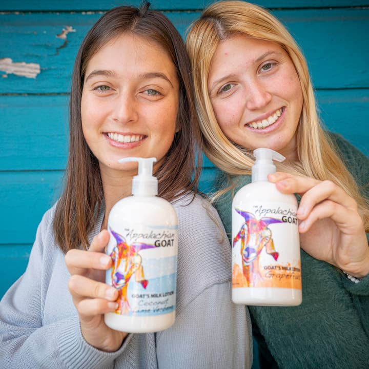 The Appalachian Goat – wholesale Body cream/lotion – 16oz Coconut Lime Verbena Goats Milk Lotion5