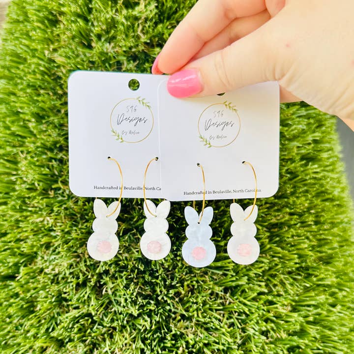 Cul de Lapin Cerceaux pour la vente par 596 Designs