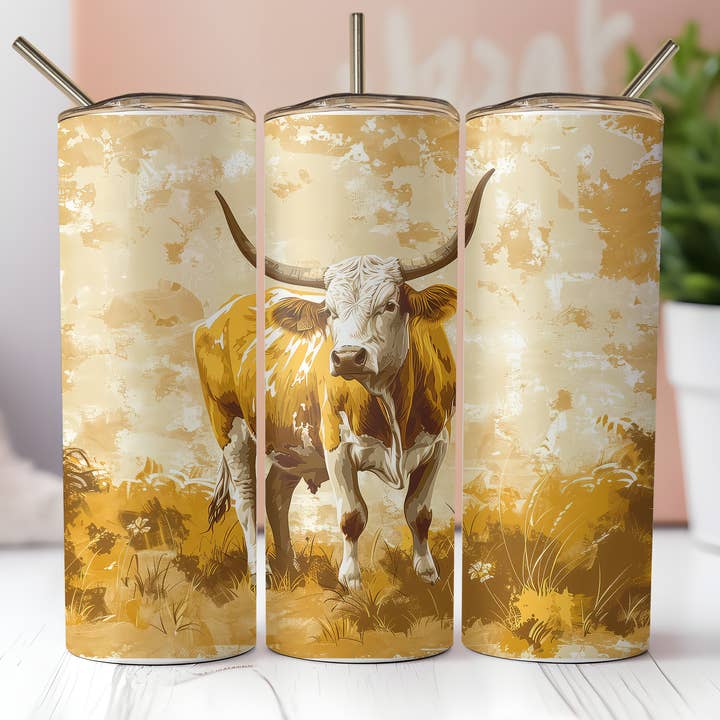 Farm Western Steer tørretumbler for engroshandel hos FloBama Girls Wholesale