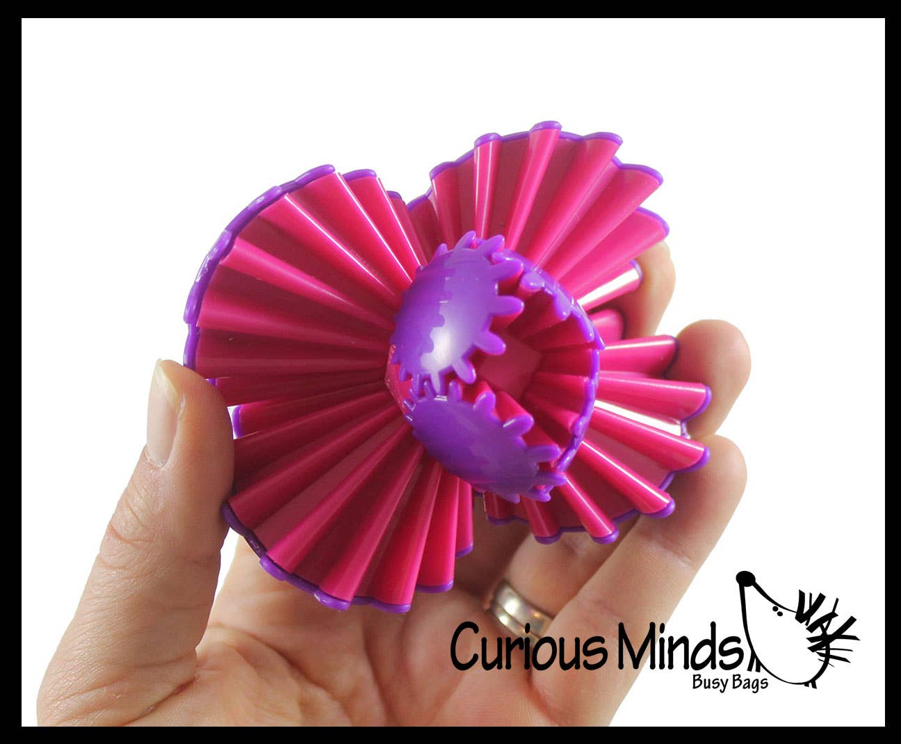 Curious Minds Toys - Wholesale Fidget Toy - Kids - 1  Gear Ball Fidget - Rotating and Spinning Spinner Stress S0