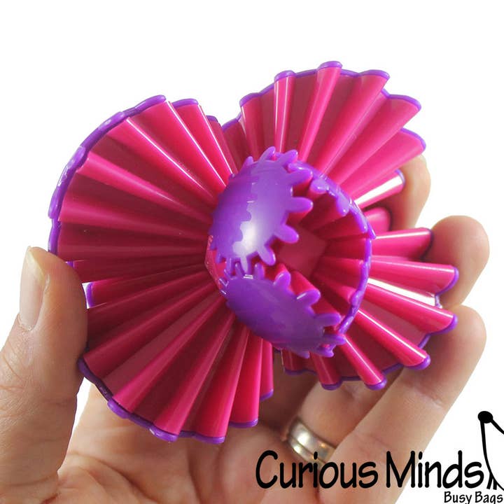 1 Gear Ball Fidget - Rotating and Spinning Spinner Stress S for wholesale by Curious Minds Toys