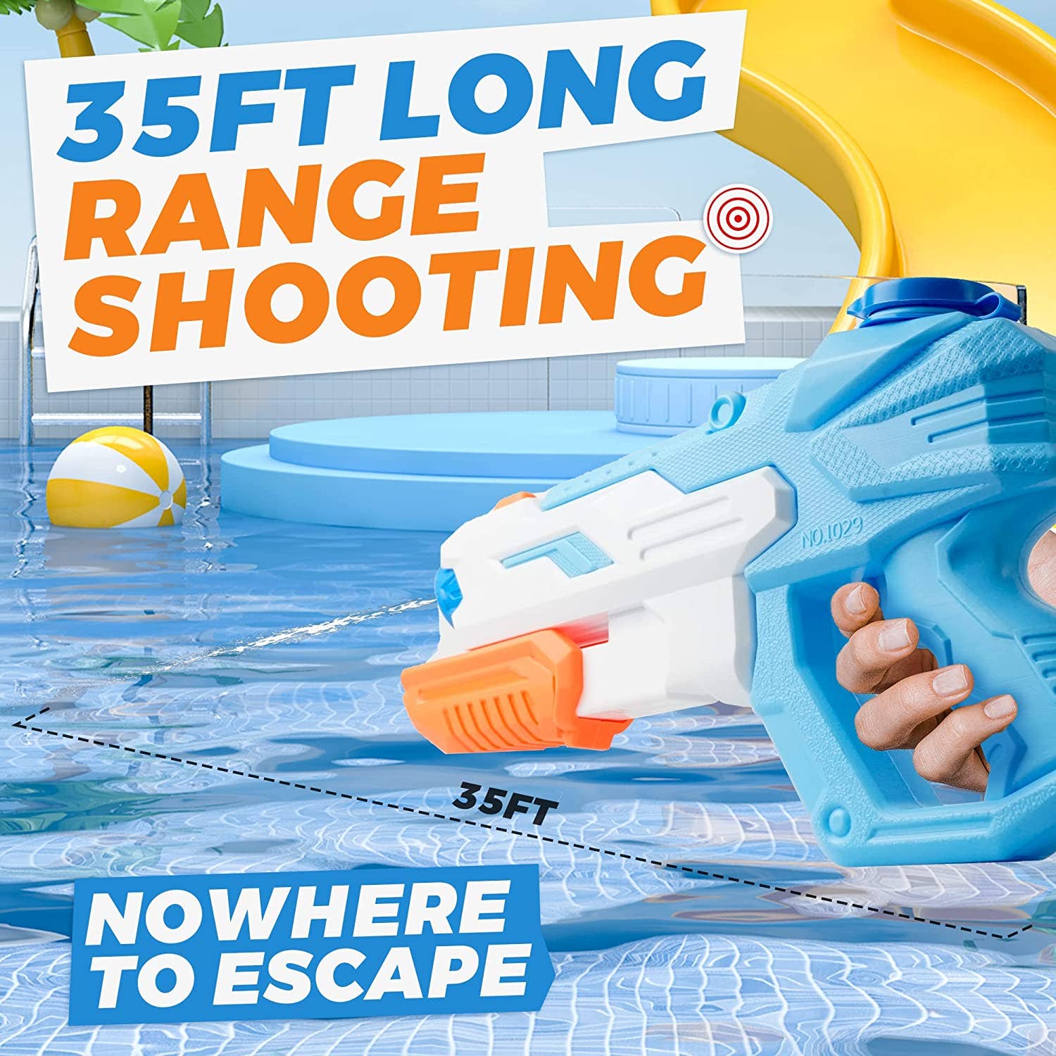 Lelaffet – wholesale Strand-/poolleksak - Barn och baby – 2-pack Super Vattenpistoler med hög kapacitet3