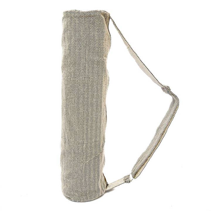 Hybrid Hippie – wholesale Yoga bag – Yoga Mat Carry Bag | Essentials - Grey Zig Zag