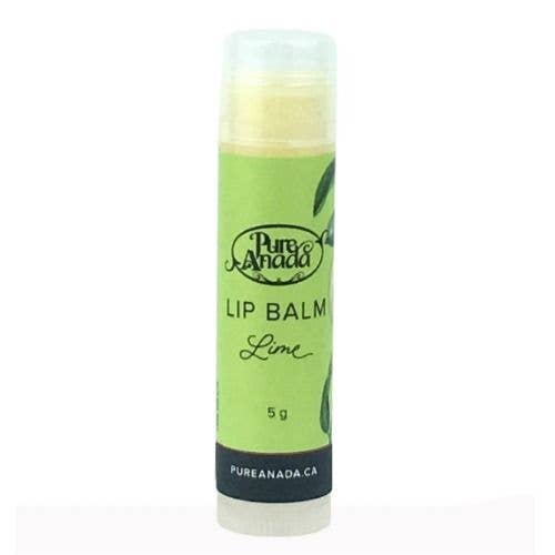 Lime Lip Balm for wholesale by Pure Anada Natural Cosmetics