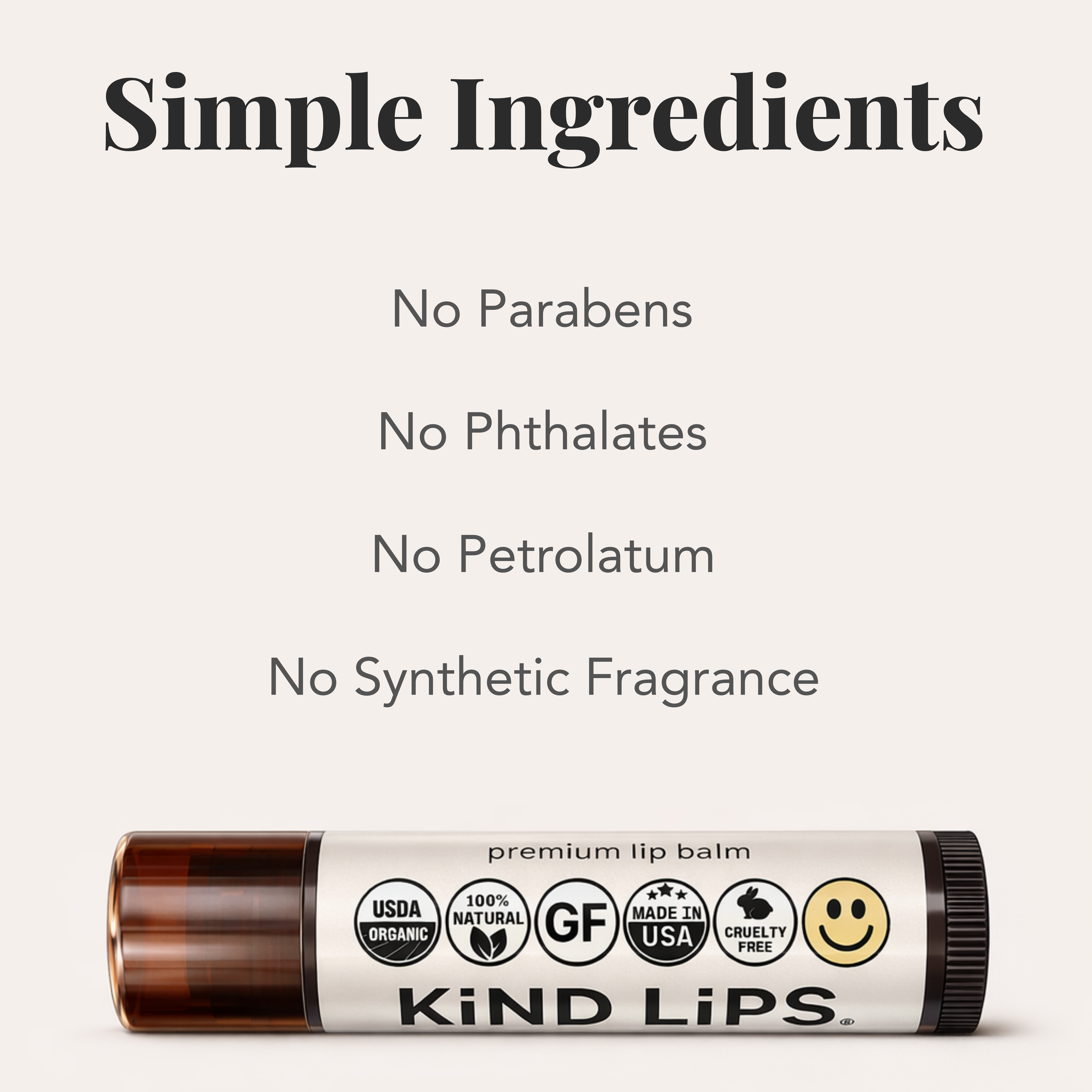 Kind Lips - Wholesale Lip Balm - Vanilla Lemon Lip Balm, Organic, Natural, Clean, 10 Pack 3