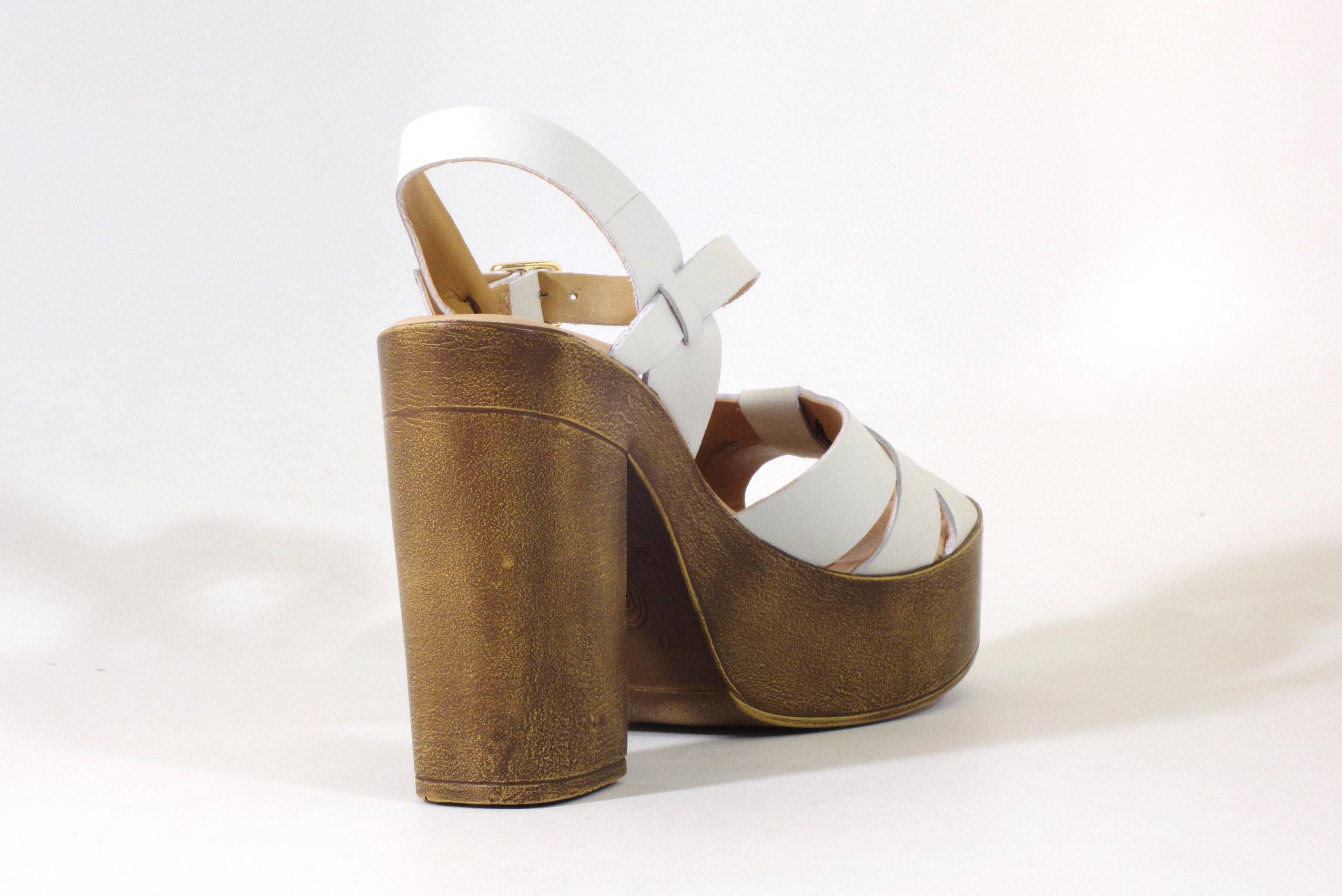 Chelsea Crew - Wholesale Platform Heels - Women's - Hollie Leather Platform Sandals9