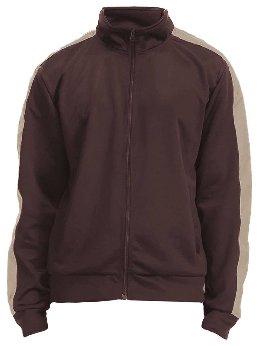 WEIV - Wholesale Athletic Jacket - Men's - UNISEX SIDE STRIPE ZIP UP TRACK JACKET0