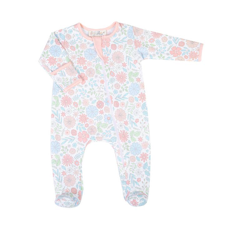 Magnolia Baby – wholesale Bodysuit (footed) – Baby – Delilah Zip Footie by Luna and Arlo1