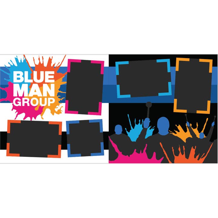 Groupe Blue Man pour la vente par Scrapbook Concierge