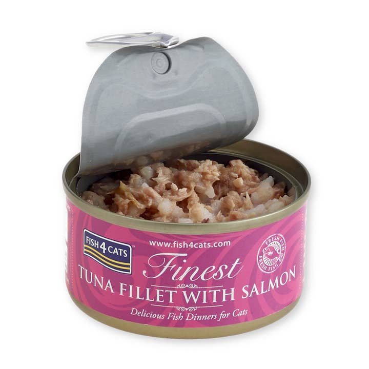 Fish4Cats Finest tuna fillet with salmon 70 g for wholesale by Lucky-Pet Handels- und Produktions GmbH