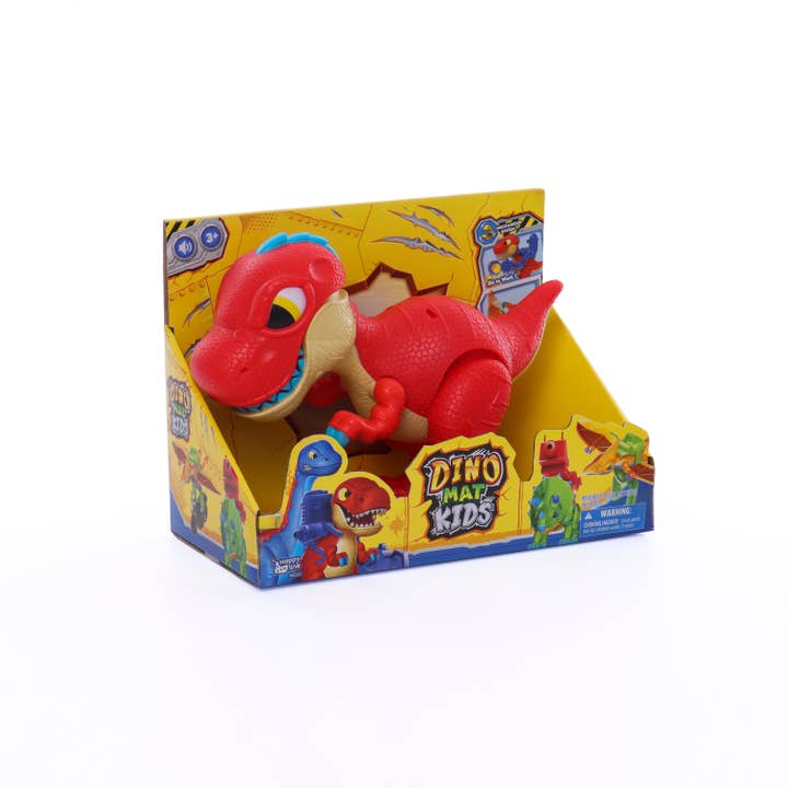 World Roller Toys - Wholesale Figurine Toy - Kids - Dino Troop Kids® T-Rex | Articulated Dinosaur Sound Effects